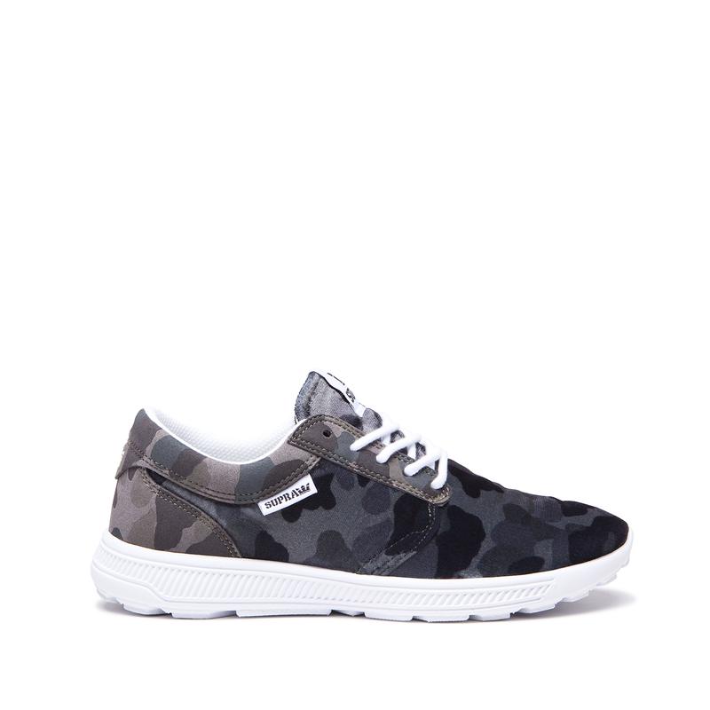 Zapatillas Bajas Supra Argentina Mujer - HAMMER RUN Camuflaje / Negras (MVHKE-9816)